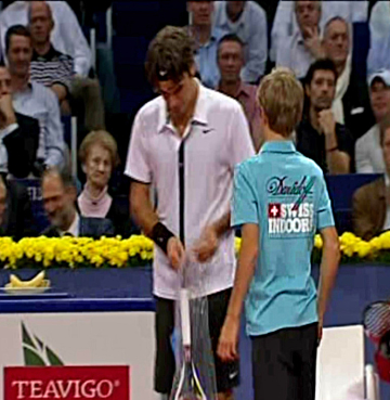 Roger Federer and member of tobacco industry target market Federer and future Davidoff smoker